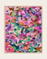 Abstract landscape painterly floral botanical fine art print titled “Where the Sun finds us” by 83 Oranges/Uma Gokhale for contemporary interiors