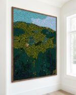 Abstract rich color nature landscape painterly fine art print titled “Interwoven Earth” by 83 Oranges/Uma Gokhale for contemporary Scandinavian Nordic interiors Abstract rich color nature landscape painterly fine art print titled “Interwoven Earth” by 83 Oranges/Uma Gokhale for contemporary Scandinavian Nordic interiors