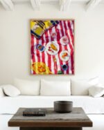 Still Life breakfast painterly fine art print titled “Where the Sun finds us” by 83 Oranges/Uma Gokhale for contemporary interiors