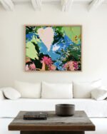 Abstract botanical painterly fine art print titled “Under The Bodhi Tree” by 83 Oranges/Uma Gokhale for contemporary interiors Abstract botanical painterly fine art print titled “Under The Bodhi Tree” by 83 Oranges/Uma Gokhale for contemporary interiors
