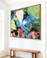 Abstract botanical painterly fine art print titled “Under The Bodhi Tree” by 83 Oranges/Uma Gokhale for contemporary interiors Abstract botanical painterly fine art print titled “Under The Bodhi Tree” by 83 Oranges/Uma Gokhale for contemporary interiors