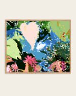 Abstract botanical painterly fine art print titled “Under The Bodhi Tree” by 83 Oranges/Uma Gokhale for contemporary interiors Abstract botanical painterly fine art print titled “Under The Bodhi Tree” by 83 Oranges/Uma Gokhale for contemporary interiors