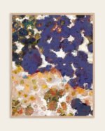 Abstract floral painterly fine art print titled “Onsra” by 83 Oranges/Uma Gokhale for contemporary Scandinavian Nordic interiors