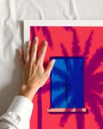 Painterly organic fine art print titled “Ghost bar's open” by 83 Oranges/Uma Gokhale for contemporary eclectic interiors