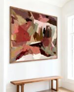 Abstract painterly organic fine art print titled “Held in Pieces” by 83 Oranges/Uma Gokhale for contemporary Scandinavian interiors