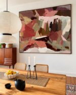 Abstract painterly organic fine art print titled “Held in Pieces” by 83 Oranges/Uma Gokhale for contemporary Scandinavian interiors